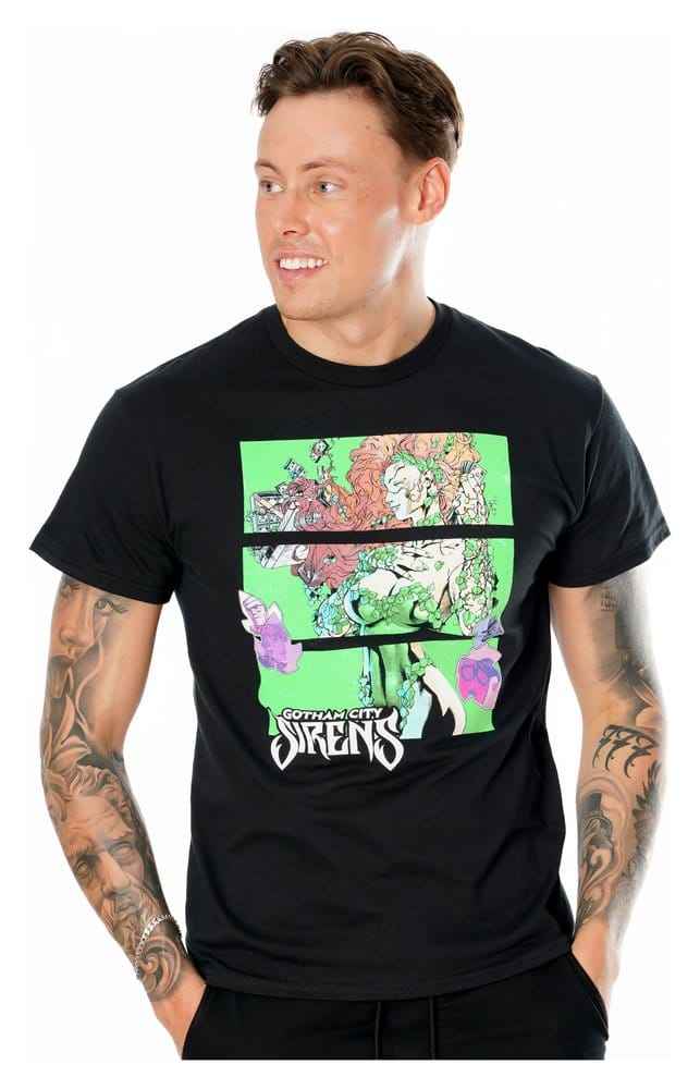 Gotham City Sirens T-shirt Poison Ivy Sirens Cash Svart Storlek XL