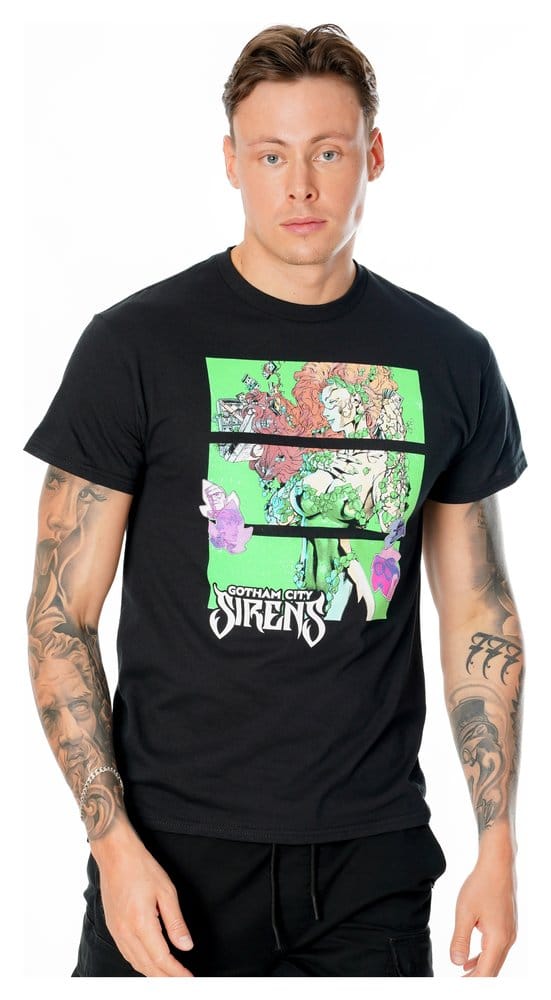 Gotham City Sirens T-Shirt Poison Ivy Sirens Cash Black