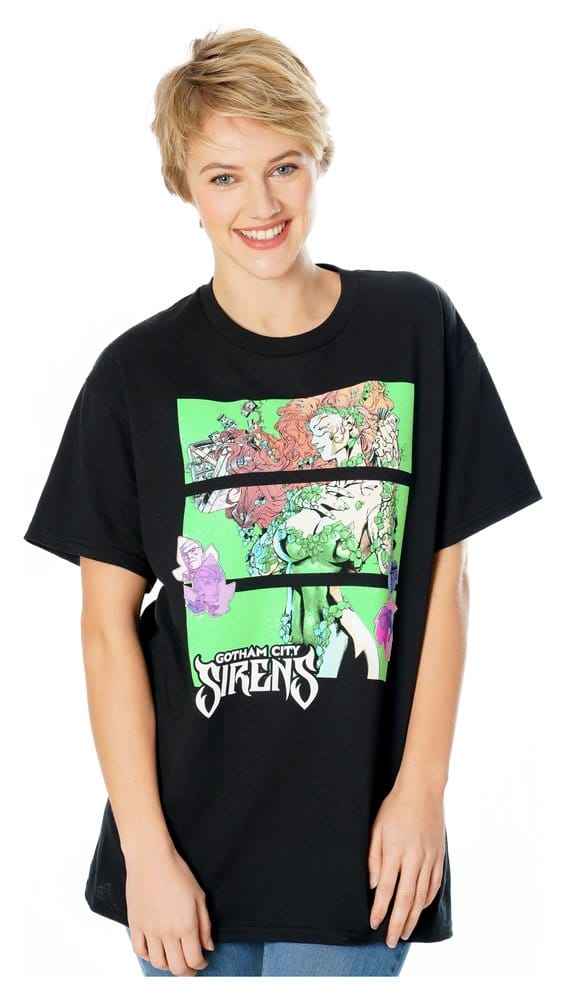 Gotham City Sirens T-shirt Poison Ivy Sirens Cash Svart Storlek XL