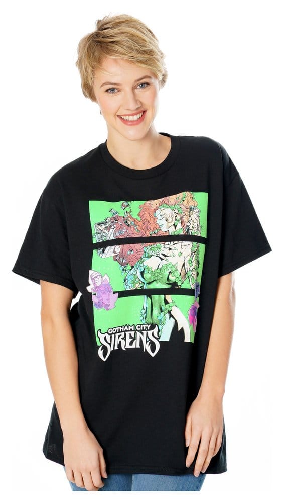 Gotham City Sirens T-Shirt Poison Ivy Sirens Cash Black