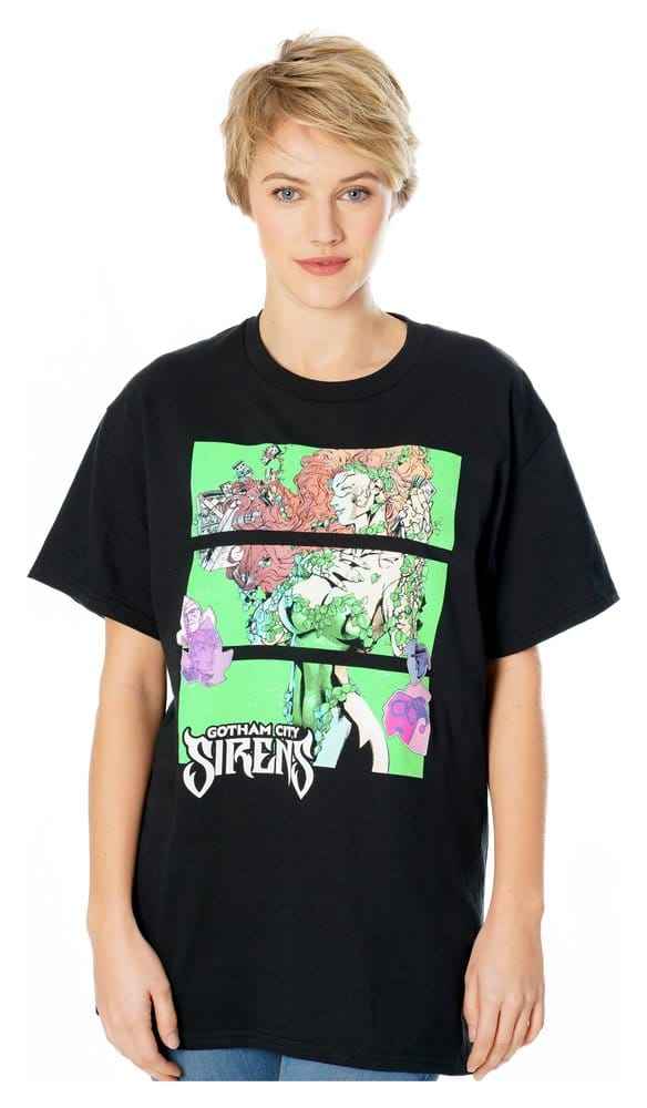 Gotham City Sirens T-shirt Poison Ivy Sirens Cash Svart Storlek XL
