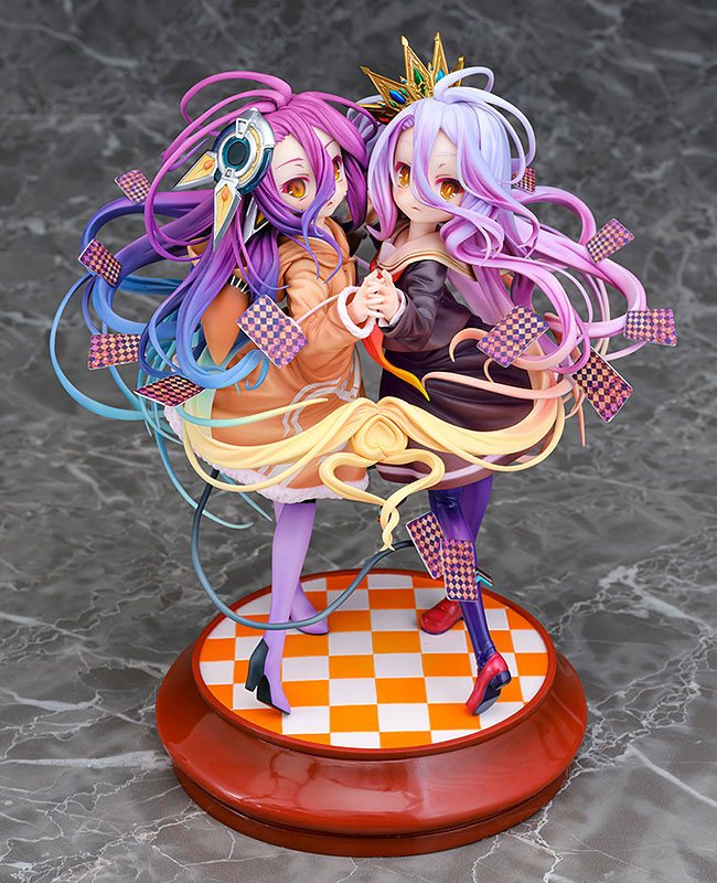 No Game No Life Figur 1/7 Shiro & Schwi 22 cm