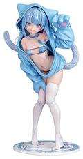 Virtual Illustrator Kanzarin 1/6 Scale PVC Figure Kanzarin-chan: Cat-Eared Hoodie Version, 26 cm