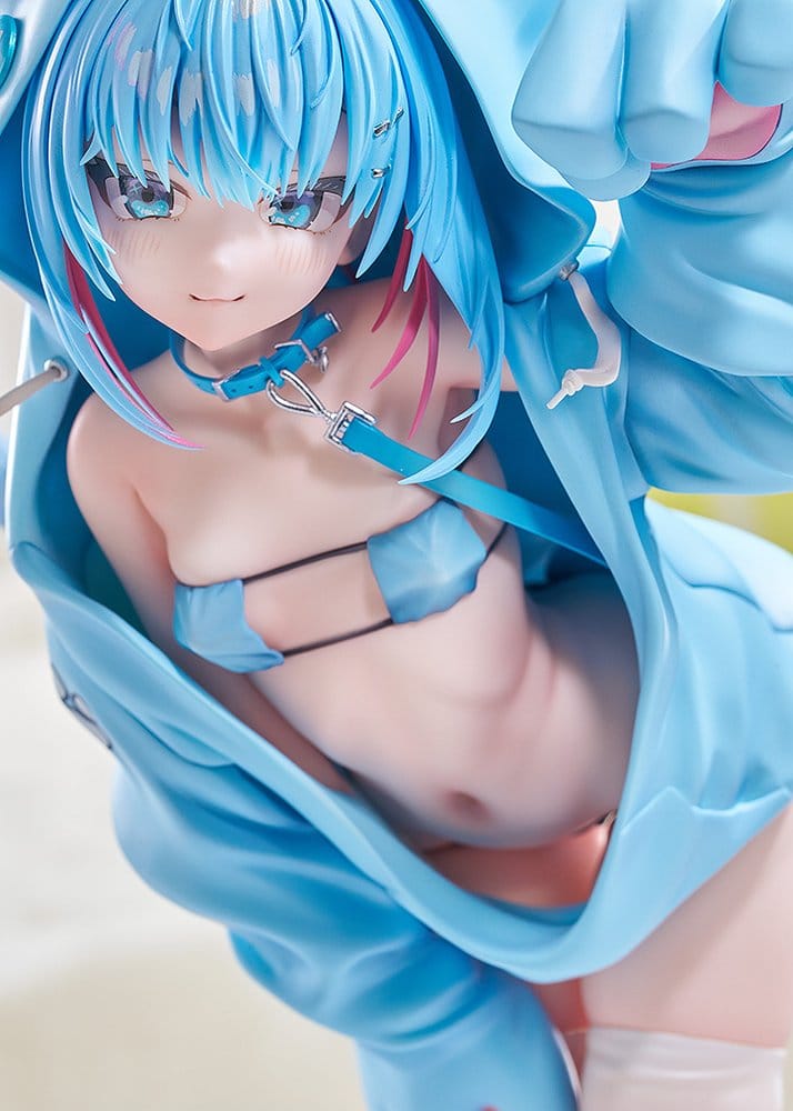 Virtual Illustrator Kanzarin 1/6 Scale PVC Figure Kanzarin-chan: Cat-Eared Hoodie Version, 26 cm