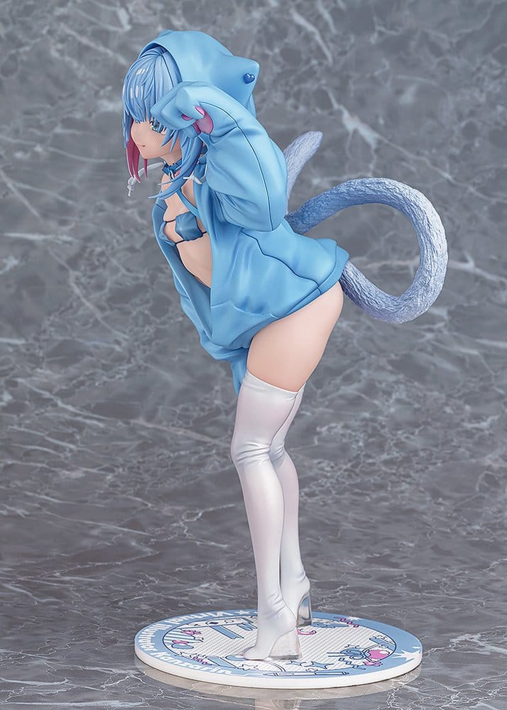 Virtual Illustrator Kanzarin 1/6 Scale PVC Figure Kanzarin-chan: Cat-Eared Hoodie Version, 26 cm