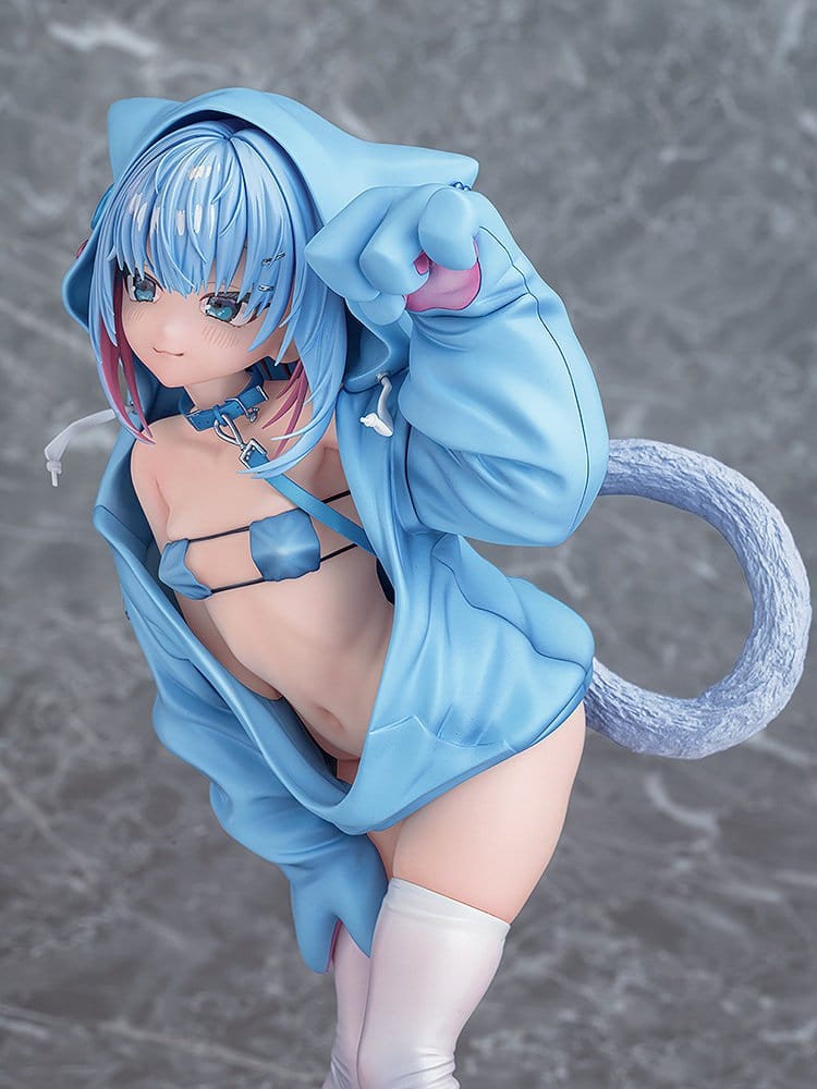 Virtual Illustrator Kanzarin 1/6 Scale PVC Figure Kanzarin-chan: Cat-Eared Hoodie Version, 26 cm