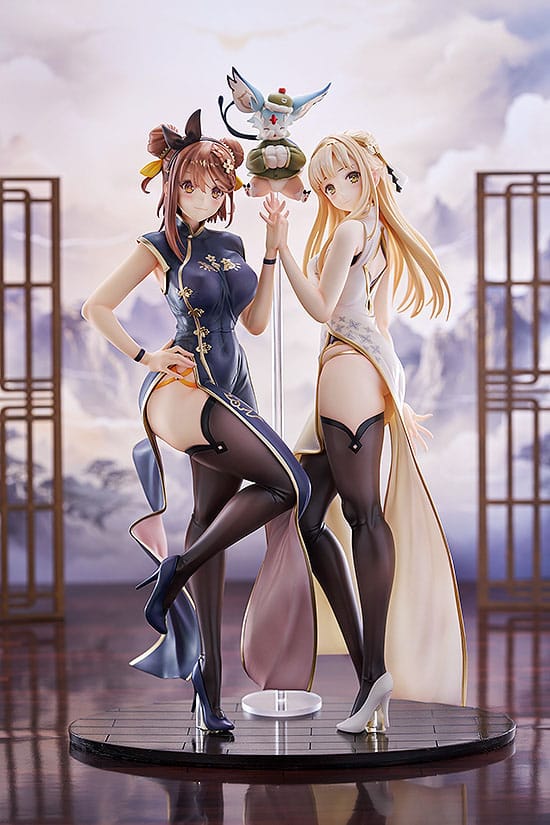 Atelier Ryza 2: Lost Legends & the Secret Fairy PVC Statue 1/6 Ryza & Klaudia: Kinesisk Klänning Ver. 28 cm Phat!