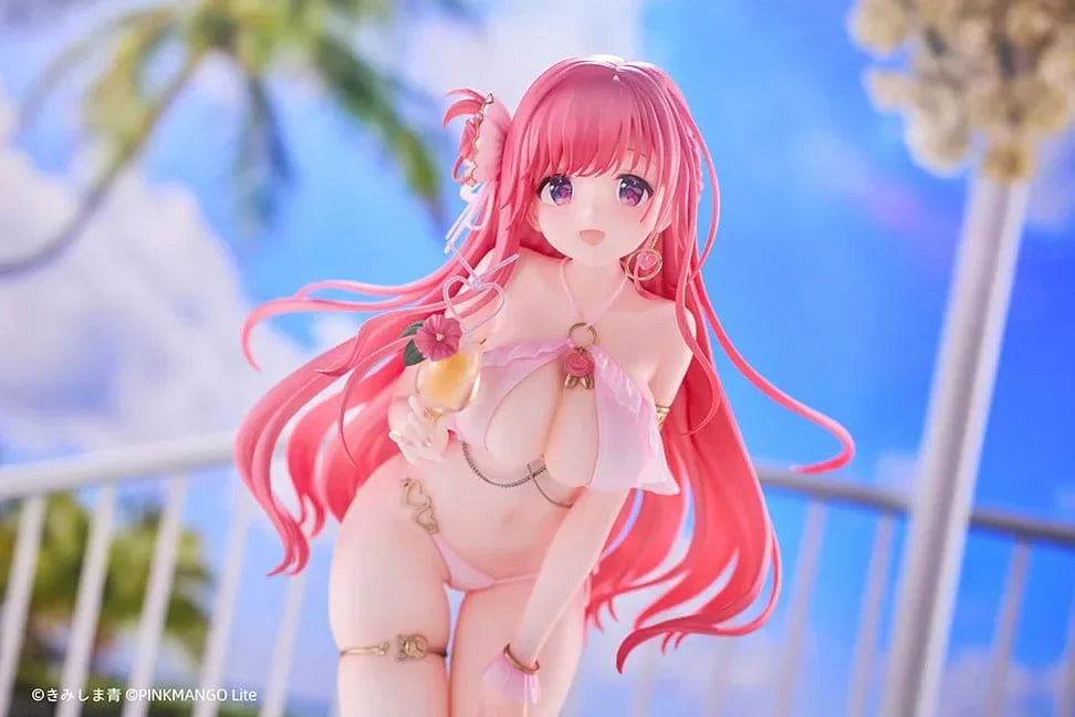 Original Karaktär PVC Figur 1/6 Riko Chan av Ao Kimishima - Bonus Limited Edition 26 cm PinkMango