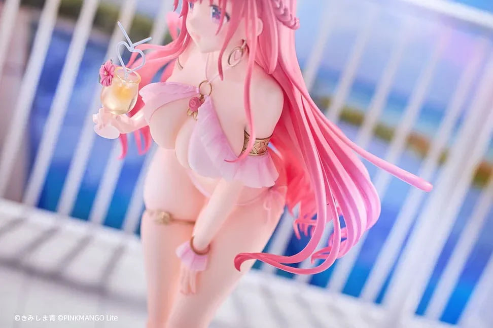 Original Karaktär PVC Figur 1/6 Riko Chan av Ao Kimishima - Bonus Limited Edition 26 cm PinkMango
