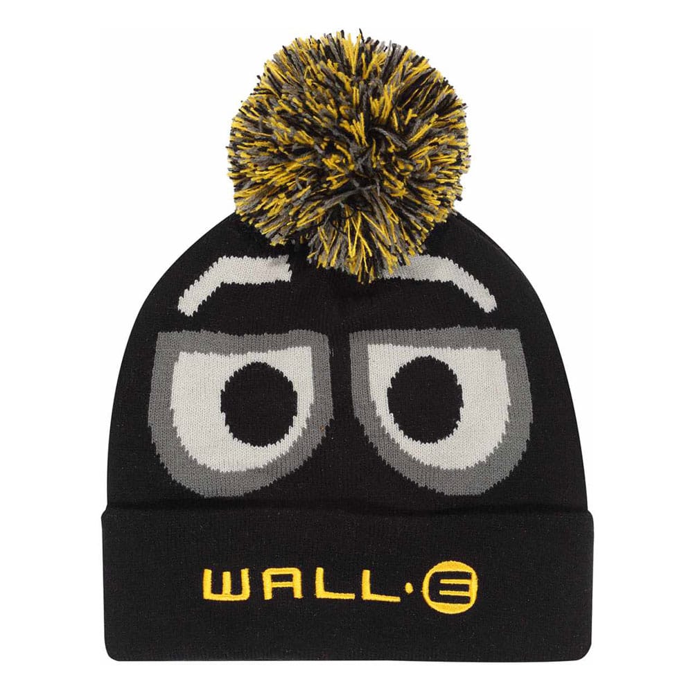 Wall-E Pom-Pom Beanie - Wall-E Face Heroes Inc