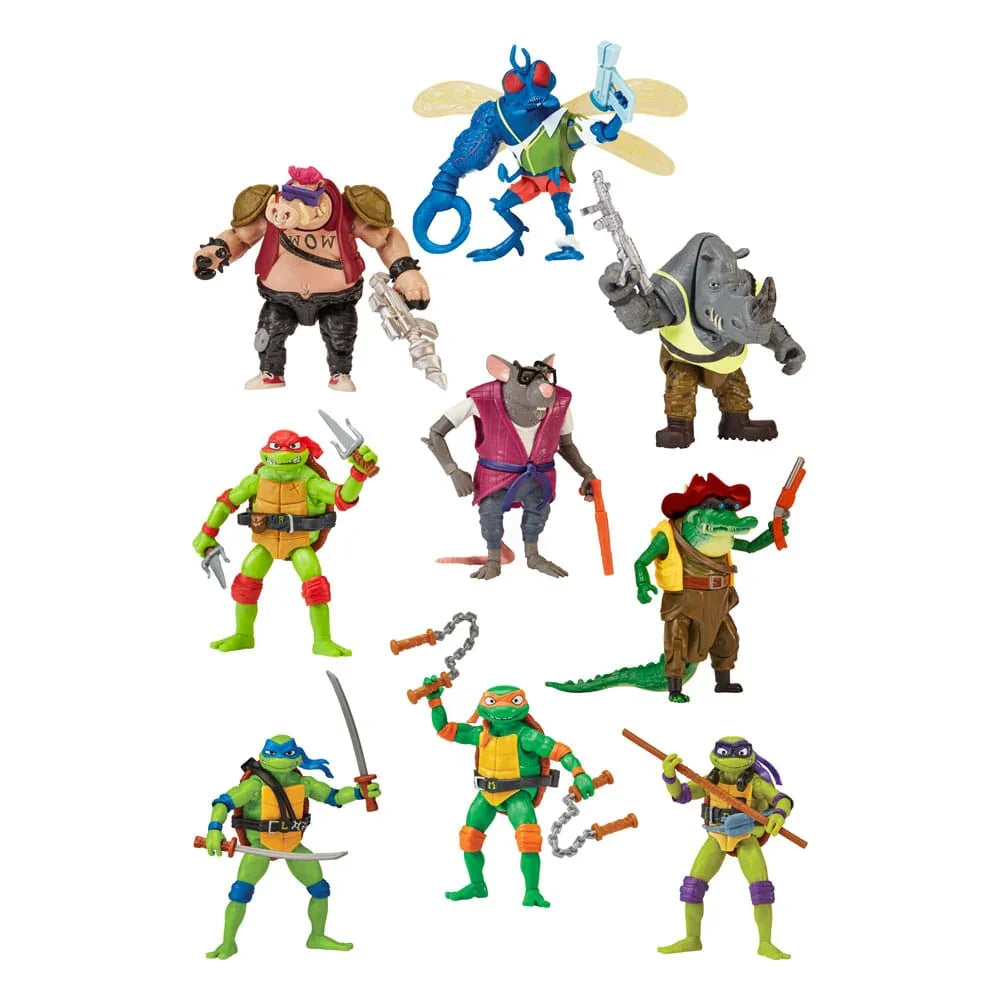 Teenage Mutant Ninja Turtles: Mutant Mayhem Action Figurr 10 cm Basic Assortment (12)