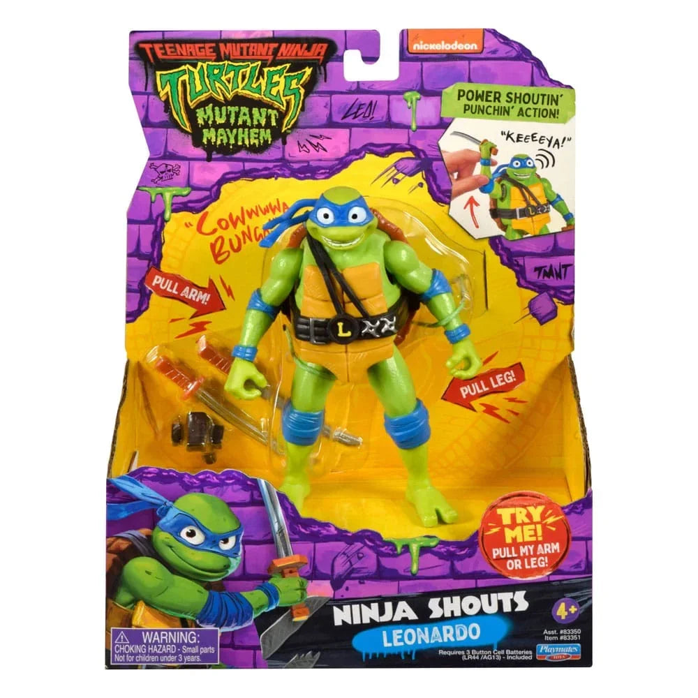 Teenage Mutant Ninja Turtles: Mutant Mayhem Ninja Shouts Action Figures 15 cm (8 pack) Playmates