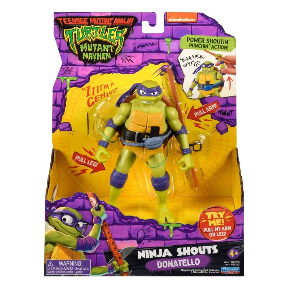 Teenage Mutant Ninja Turtles: Mutant Mayhem Ninja Shouts Action Figures 15 cm (8 pack) Playmates