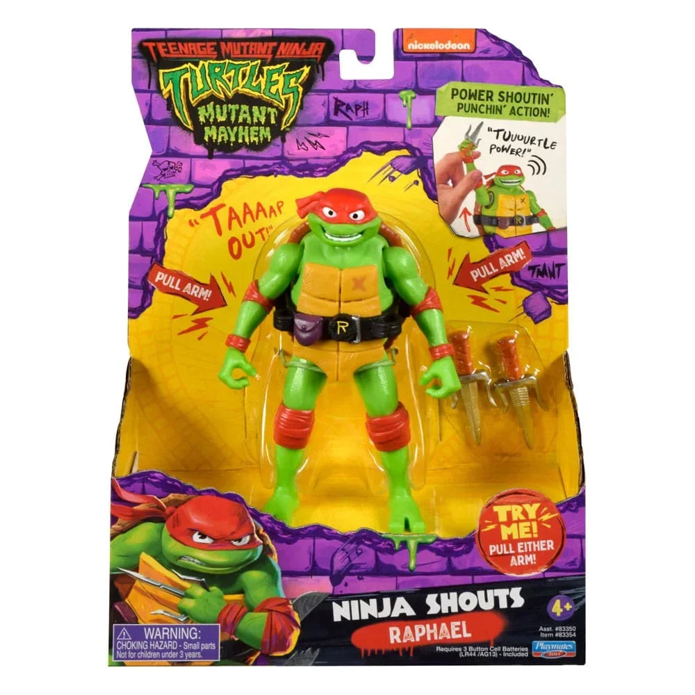 Teenage Mutant Ninja Turtles: Mutant Mayhem Ninja Shouts Action Figures 15 cm (8 pack) Playmates