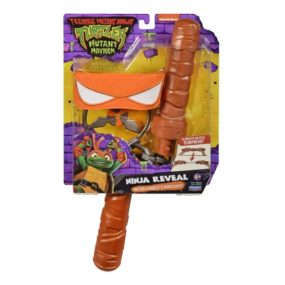 Teenage Mutant Ninja Turtles: Mutant Mayhem Michelangelo Transforming Nunchuk Playmates