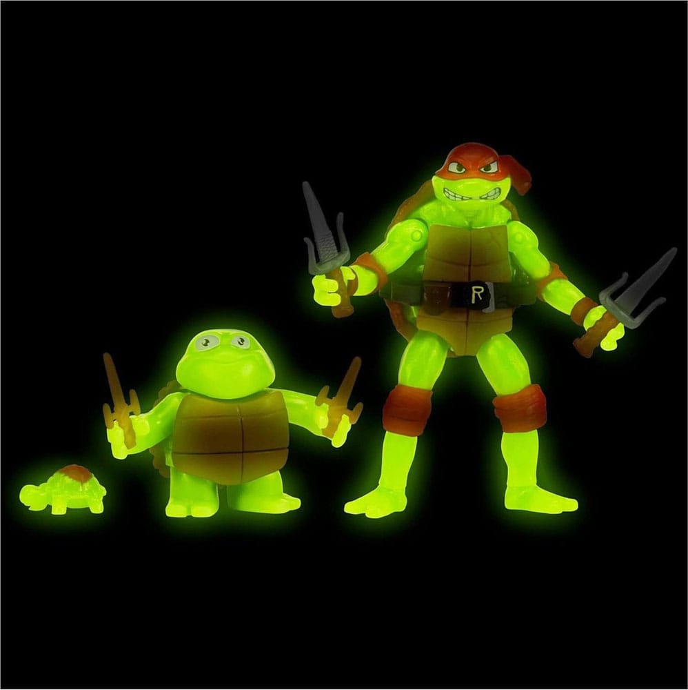 Teenage Mutant Ninja Turtles: Mutant Mayhem Action Figur 3-Pack Raphael Evolution 10 cm Playmates