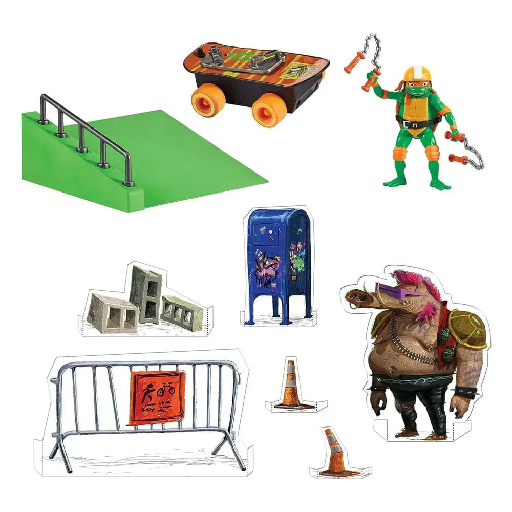 Teenage Mutant Ninja Turtles: Mutant Mayhem Skatepark Set Playmates