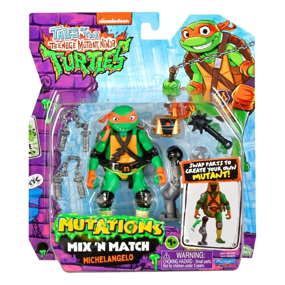 Tales of the Teenage Mutant Ninja Turtles Mix 'n Match Action Figur Michelangelo 12 cm Playmates