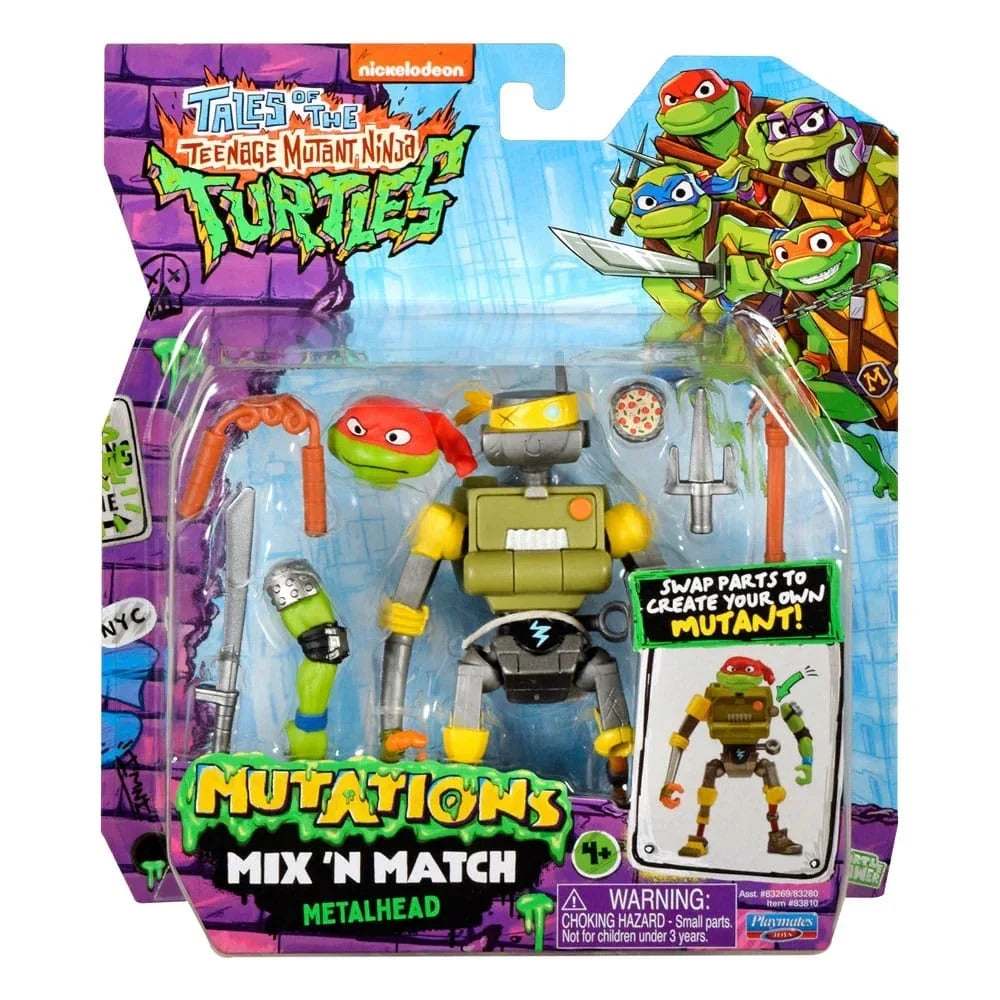 Tales of the Teenage Mutant Ninja Turtles Mix 'n Match Action Figur Metalhead 12 cm Playmates