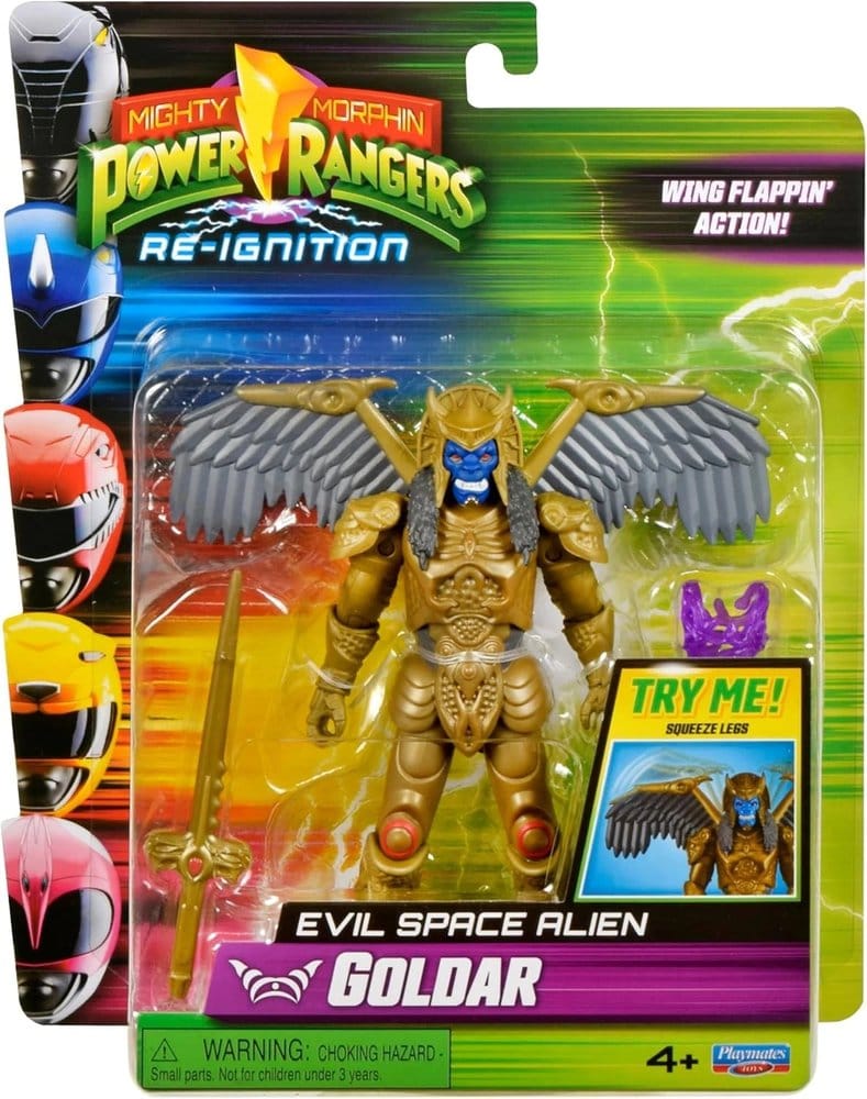 Power Rangers Evil Space Alien Action Figur Goldar 13 cm