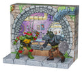 Teenage Mutant Ninja Turtles: Remastrade Actionfigurer Raphael mot Rocksteady