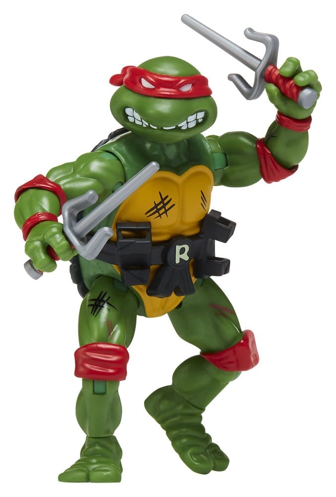 Teenage Mutant Ninja Turtles: Remastrade Actionfigurer Raphael mot Rocksteady
