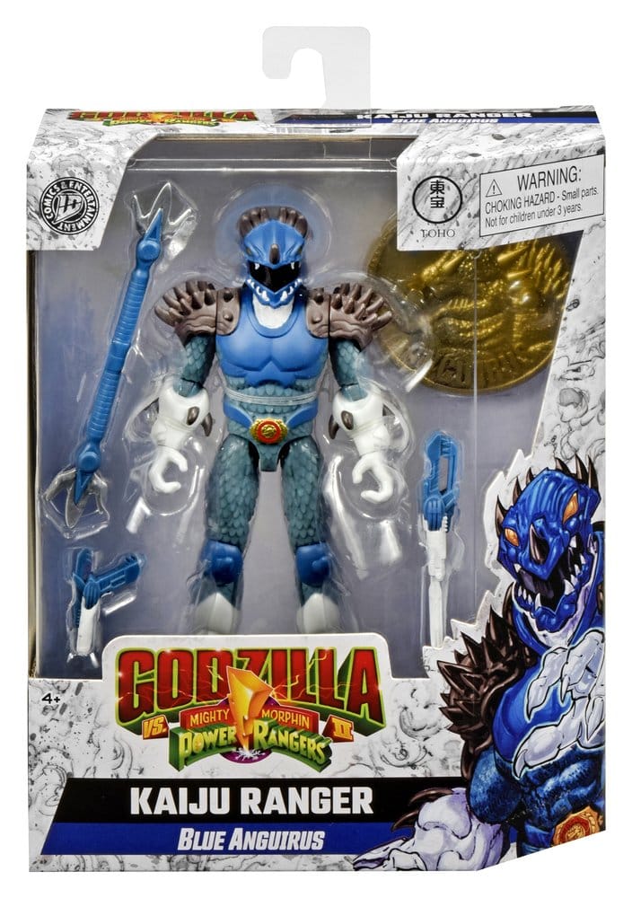 Mighty Morphin Power Rangers x Godzilla Action Figur Blue Anguirus