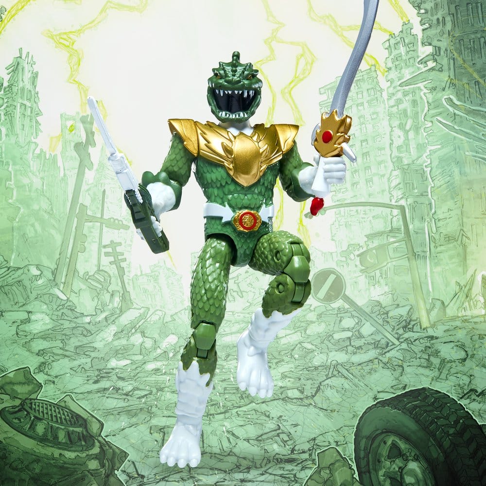 Mighty Morphin Power Rangers x Godzilla Action Figur Green Godzilla