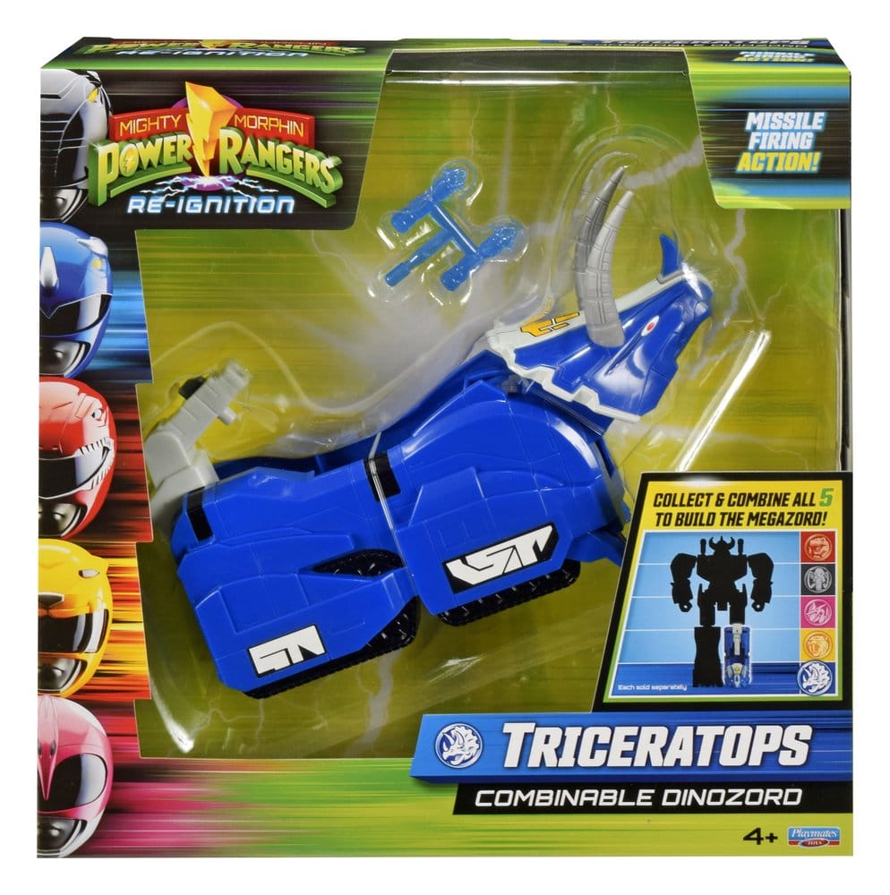 Mighty Morphin Power Rangers Combinable Dinozord Action Figur Triceratops 20 cm