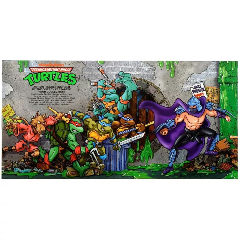 Teenage Mutant Ninja Turtles 6-Pack Action Figurr 1988 Remastered Heo EU Exclusive Playmates