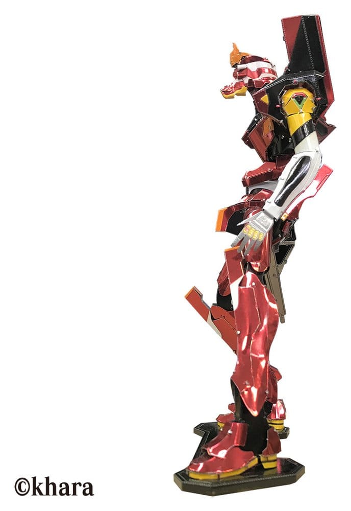 Evangelion Metallisk Nano Plastmodell Enhet 02, 17 cm