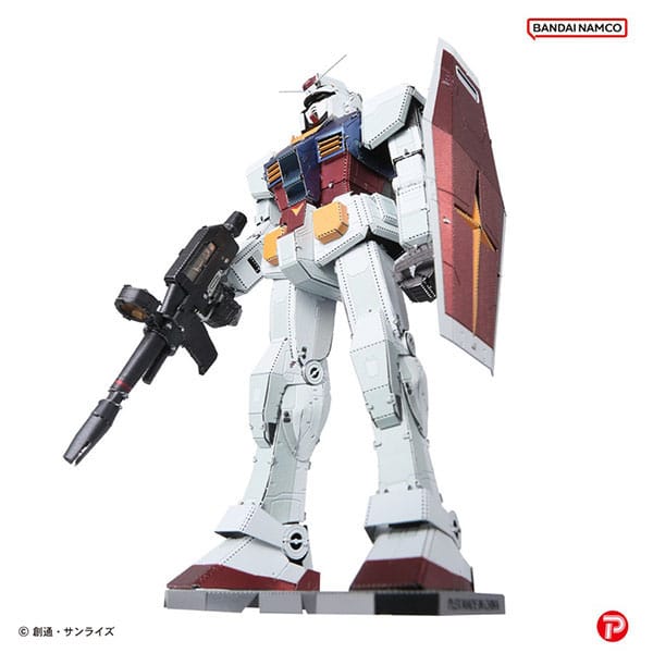 Mobile Suit Gundam Metallic Nano Puzzle Model Kit RX-78-2 12 cm Plex
