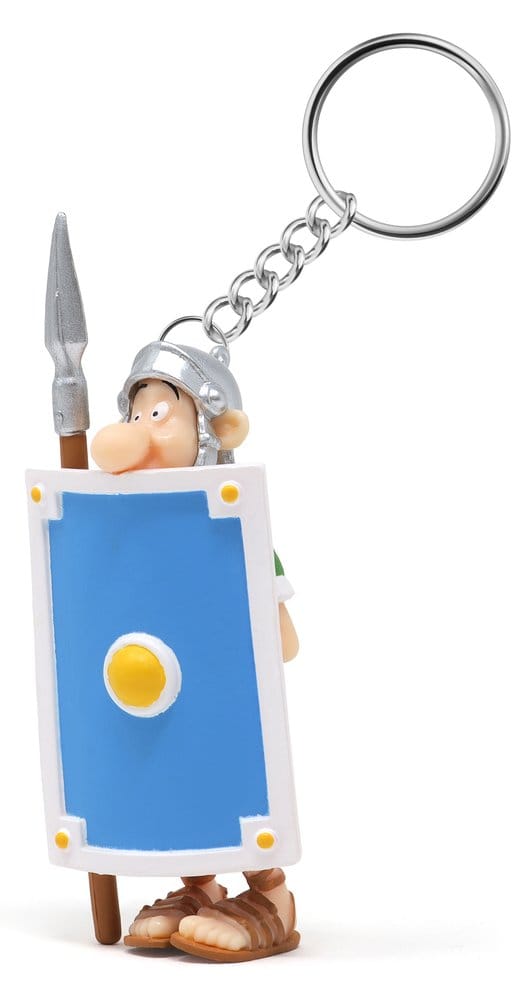 Asterix nyckelring med skräckslagen romersk legionär