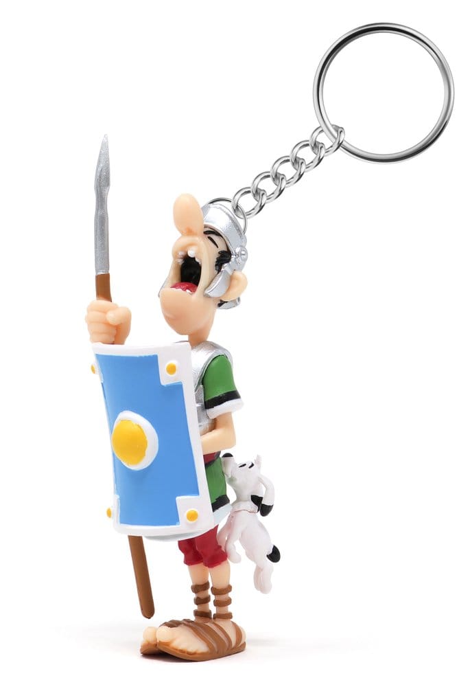 Asterix Nyckelring med Romersk legionär biten av Dogmatix