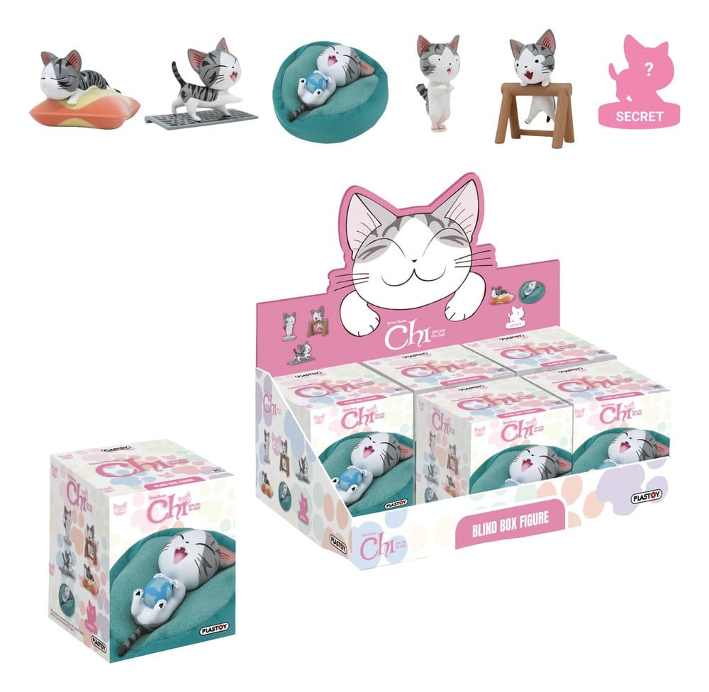 Chi's Sweet Home Mini-figurer Blind Box Sortiment (6 stycken)