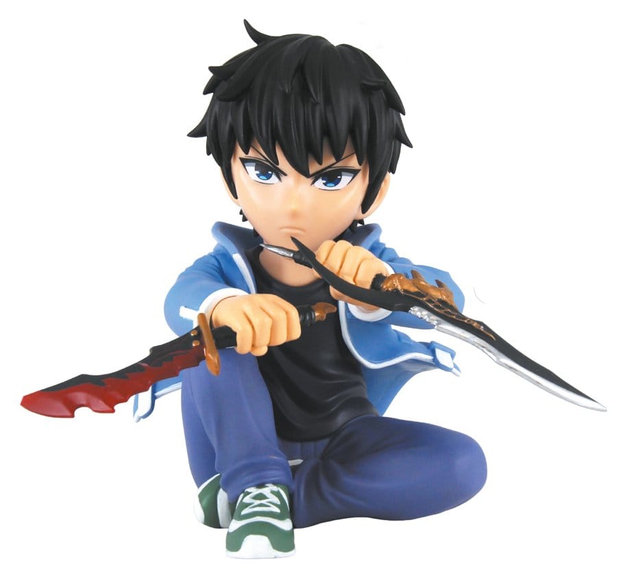 Solo Leveling: Sparbössa med motiv av Sung Jinwoo, 15 cm