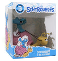 Smurfarna: Sparbössa med Smurf på Snigelens Rygg 19 cm
