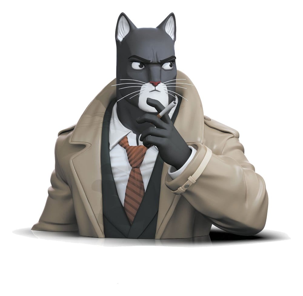Blacksad: Sparbössa i form av buste, 15 cm hög