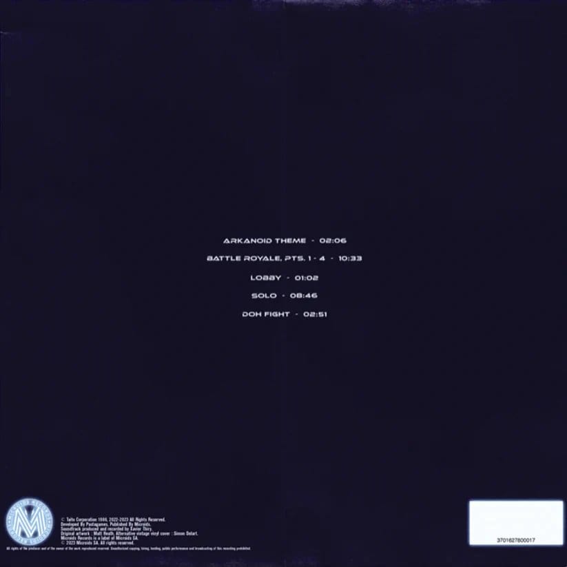 Arkanoid Spel Soundtrack Vinyl Evig Strid EP