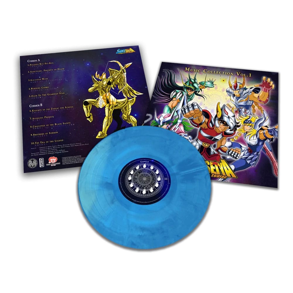 Saint Seiya Music Collection Vinyl Vol. 1 - En nostalgisk musikupplevelse Plastoy