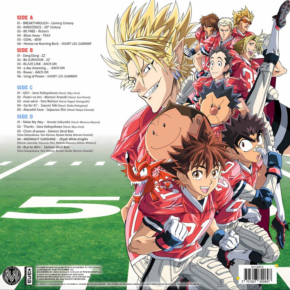Eyeshield 21 Originalsoundtrack på vinyl 2 x LP