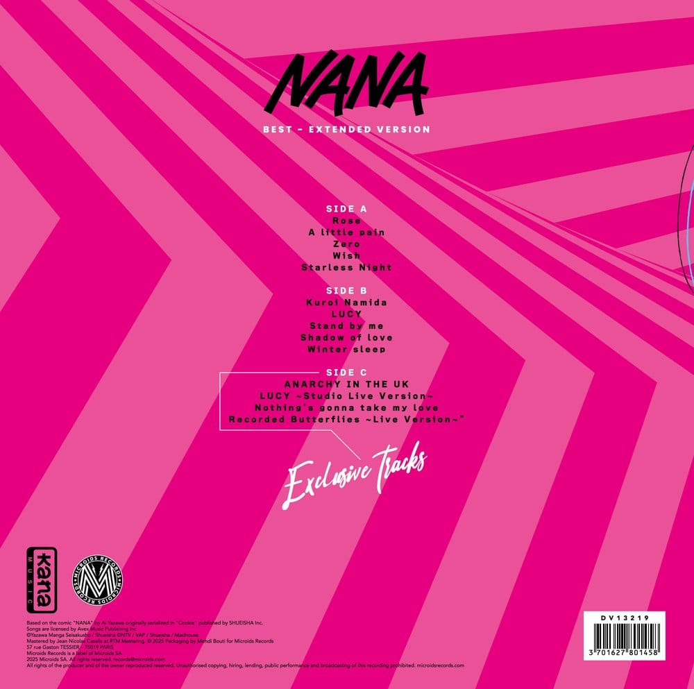 Nana Best Collection Vinyl 2 x LP Förlängd Version