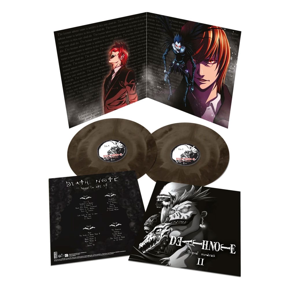 Death Note Original Soundtrack Vinyl Vol. 2 - Vinyls med musik från anime-serien Plastoy