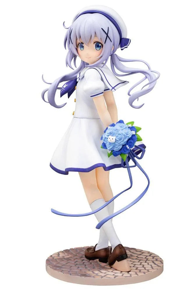 Is the Order a Rabbit PVC Staty 1/7 Chino (Sommaruniform) 21 cm Plum