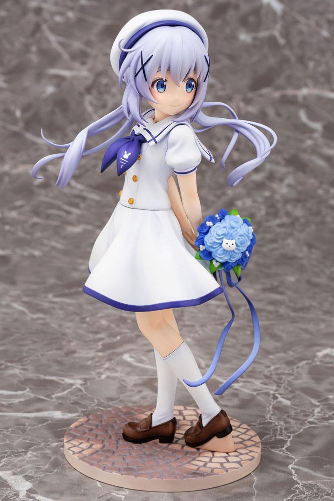 Is the Order a Rabbit PVC Staty 1/7 Chino (Sommaruniform) 21 cm Plum