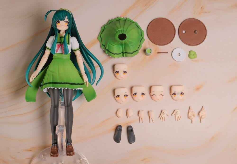 Tohoku Zunko/Zundamon Projekt Plafia Plastmodell Kit Tohoku Zunko 13 cm