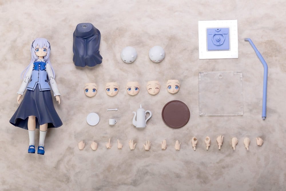 Är Beställningen en Kanin? Bloom Plafia Plastmodell Kit Chino 14 cm