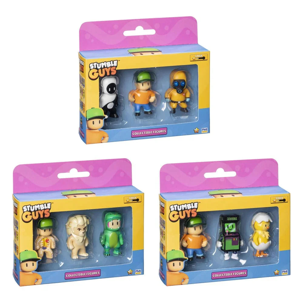 Stumble Guys: Wave 2 3-Figurset i Fönsterbox PMI