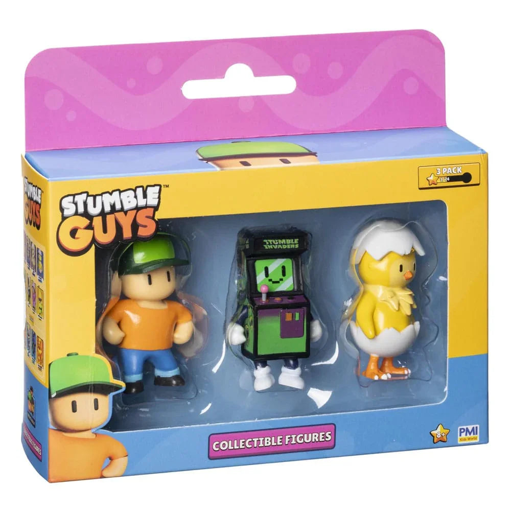 Stumble Guys: Wave 2 3-Figurset i Fönsterbox PMI