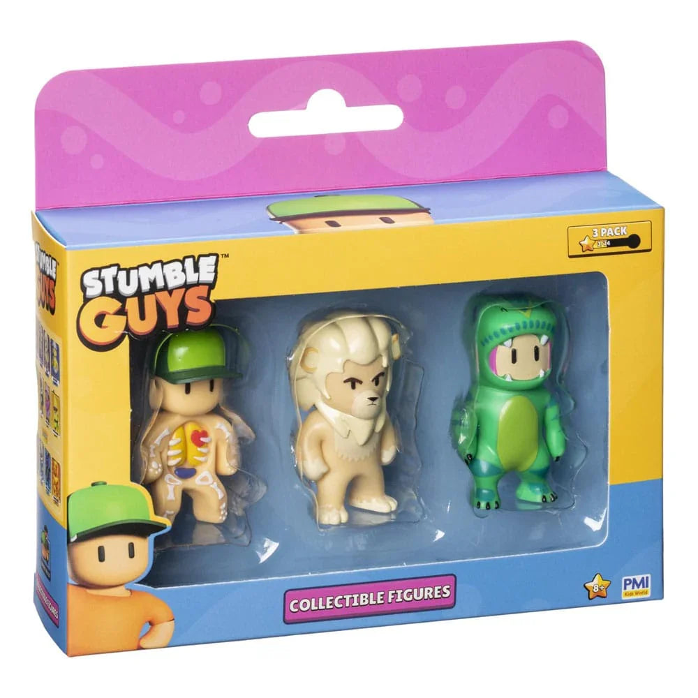 Stumble Guys: Wave 2 3-Figurset i Fönsterbox PMI
